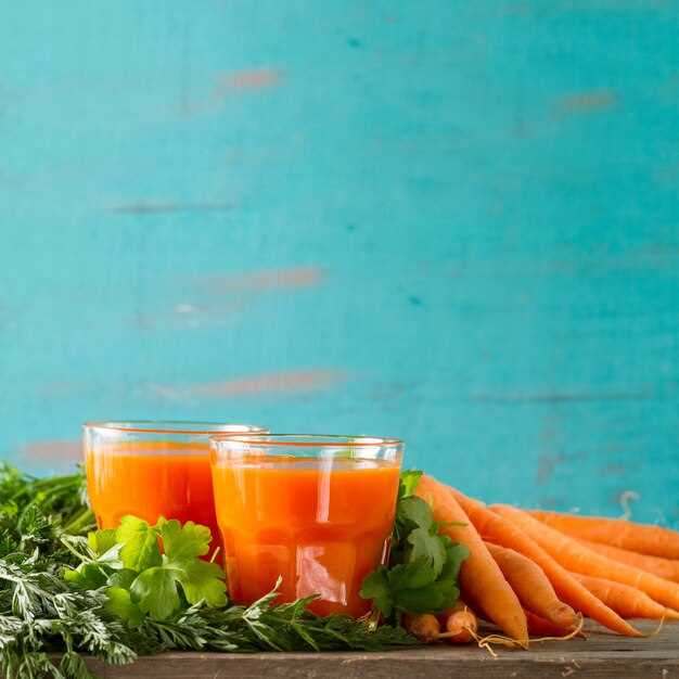Морковный сок – важная составляющая здорового питания